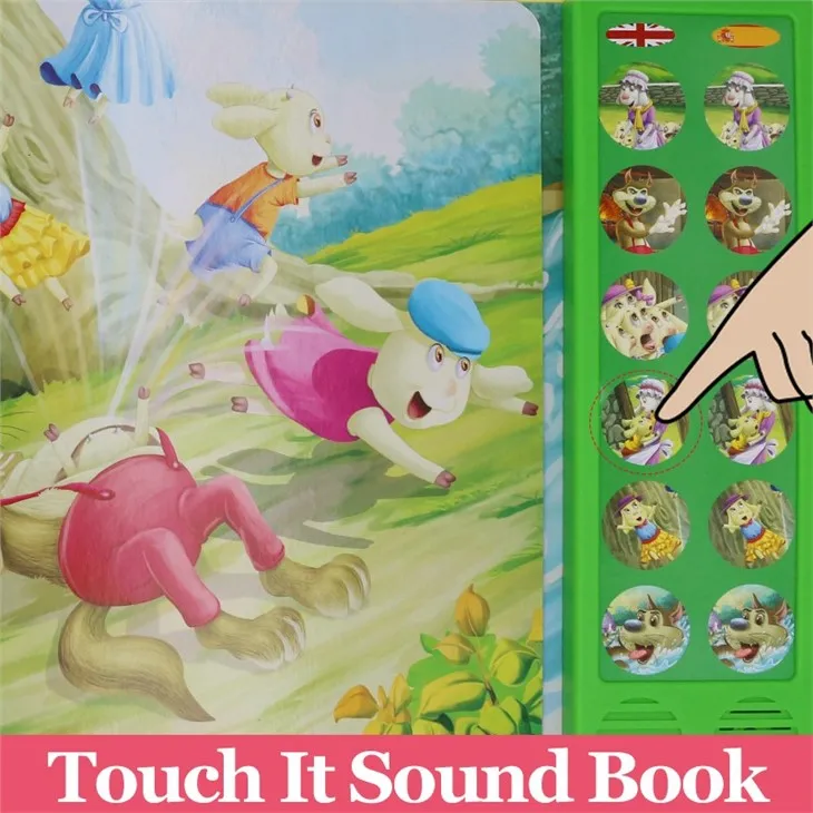 Customized Touch It Sound Bar Book For Children Learning