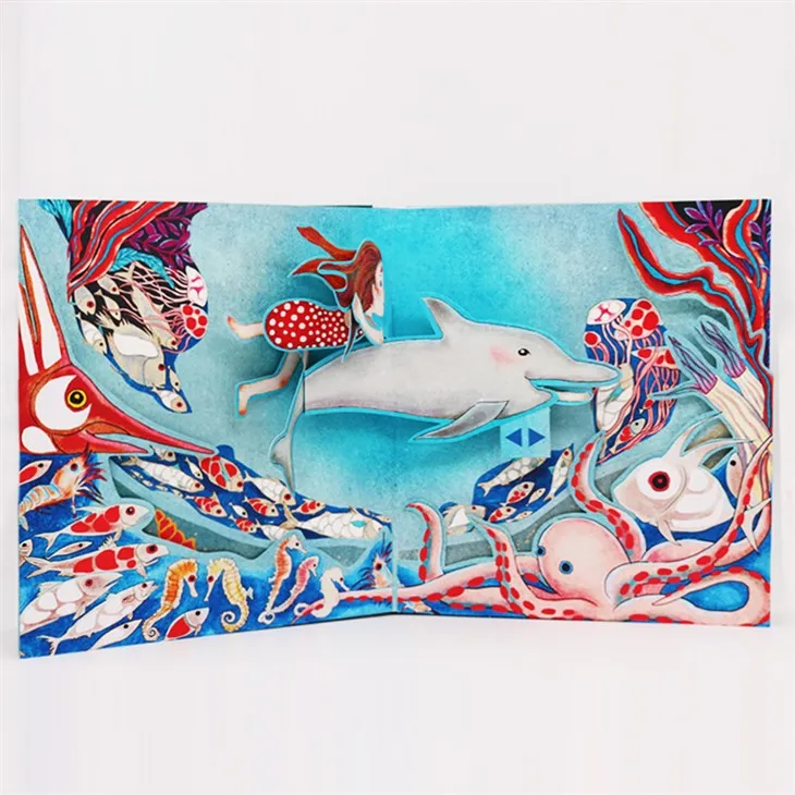 Factory Supply 3D Pop-up Interesting Audiobook