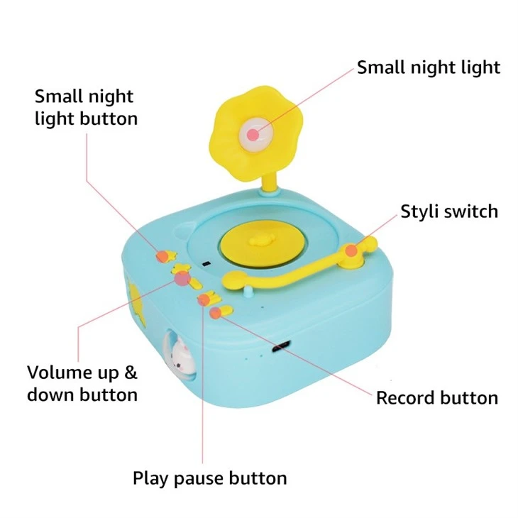 Record Player For Kids Educational Learning Sensory Toddler Toy,Kids Phonograph Music Gifts Girl Boy Toy suppliers